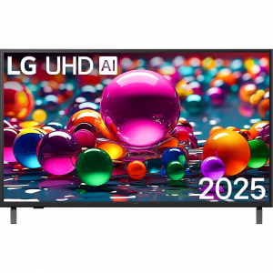 Телевизор ЖК 43`` LG / LG 43UA75009LA.ARUG / Телевизор ЖК 43`` LG/ 43", Ultra HD, Smart TV, WebOS, Wi-Fi, DVB-T2/C/S2, MR, 60Hz Native, 2.0ch (20W), 2 HDMI, 2 USB, 2 Pole, Charcoal Black, 2025
