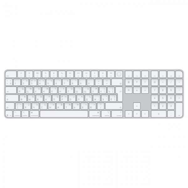 Клавиатура / Apple MXK73RS/A / Клавиатура/ Magic Keyboard with Touch ID and Numeric Keypad - Russian (USB-C)