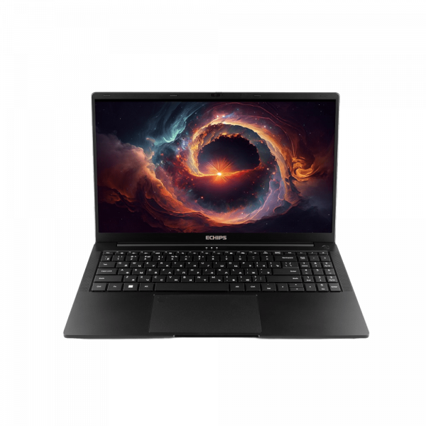 Ноутбук / ECHIPS V156HT-H / Ноутбук/ Fusion 15.6"(1920x1080 IPS (матовый))/Intel Core i3 1215U(1.2Ghz)/16384Mb/512SSDGb/noDVD/IntIntel UHD Graphics/Cam/BT/WiFi/-/57WHr/war 1y/1.65kg/Black/Win11Home
