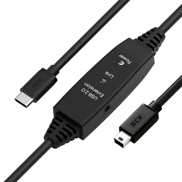 Кабель / GreenConnect GCR-56021 / GCR PRO Кабель интерфейсный USB 3.0 (USB 3.2 Gen 1) Type C 2.0m, АМ / CM, 5 Гбит/с, черный, AL сase, экранирование, армирование, GCR-56020