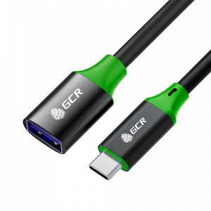 Переходник / GreenConnect GCR-56725 / GCR Кабель переходник 1.0m USB 3.0 (USB 3.2 Gen 1) 1.0m, CM/AF, 5 Гбит/с, черный, GCR-56725