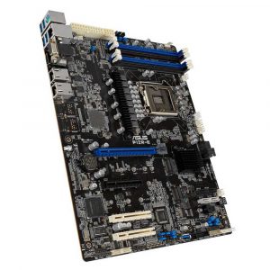 Материнская плата / ASUS P12R-E / Материнская плата/ P12R-E ATX, LGA 1200, 4x DDR4 DIMM (to 128GB ECC UDIMM), 6x USB 3.0 (4 rear), 8x SATA (4 in MiniSAS HD), 1x PCIE x16/x8, 1x PCIE x8, 2x PCIE x8 (link x4), 2xM.2 22110, LAN 2x 1Gb, Video AST2600, IPMI Option