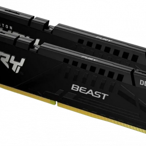 Память оперативная / Kingston KF560C36BBE2K2-64 / Память оперативная/ Kingston 64GB 6000MT/s DDR5 CL36 DIMM (Kit of 2) FURY Beast Black