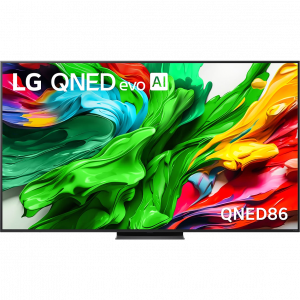 Телевизор ЖК 100`` LG / LG 100QNED86A6.ARUG / Телевизор ЖК 100`` LG/ 100", Ultra HD, Dynamic QNED Color, Local Dimming, Smart TV, WebOS, Wi-Fi, DVB-T2/C/S2, MR, 2.2 ch (40W) Dolby Atmos, 120Hz Native (VRR 144Hz), 3 HDMI, 2 USB, 1 Pole, Charcoal Black, 2025