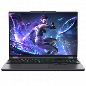 Ноутбук / Chuwi CWI627-99321N1PRM7T / Ноутбук/ CHUWI GameBook 16"(2560x1600 IPS (300Hz) )/AMD Ryzen 9 9955HX(2.5Ghz)/32768Mb/1024SSDGb/noDVD/ExtNVIDIA GeForce RTX 5070 Ti(12288Mb)/Cam/BT/WiFi/80WHr/war 1y/2.3kg/Grey/Win11PRO + мышь