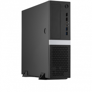 Корпус без блока питания / Foxline FL-211 / Корпус без блока питания/ Case Foxline mATX Desktop FL-211 mATX case, black, w/o PSU, w/2xUSB2.0+2xUSB3.0, NO pwr cord, w/ 8cm FAN