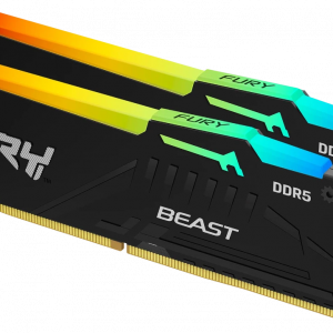 Память оперативная / Kingston KF560C36BBE2AK2-64 / Память оперативная/ Kingston 64GB 6000MT/s DDR5 CL36 DIMM (Kit of 2) FURY Beast RGB