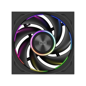 Кулер для корпуса / PCCooler F7 X120 ARGB BK / Кулер для корпуса/ Case Cooler PCCooler F7 X120 ARGB BK (120x120x28mm, 4-pin PWM, ARGB, 83CFM, 33.1dBA, 3000RPM, Black)