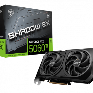 Видеокарта / MSI GeForce RTX 5060 Ti 16G SHADOW 2X OC PLUS / GeForce RTX 5060 Ti 16G SHADOW 2X OC PLUS