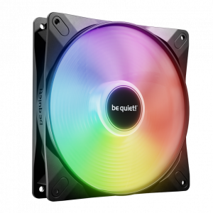 Кулер для корпуса / be quiet! BL123 / Кулер для корпуса/ Case Cooler be quiet! LIGHT WINGS LX 120mm PWM high-speed (120x120x25mm, 4-pin PWM, ARGB, 61.8CFM, 30.9dBA, 2100RPM, Black)