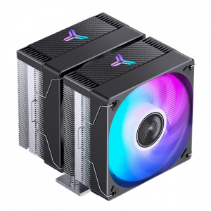Кулер для процессора / JONSBO CR-3000E Black / Кулер для процессора/ CPU Cooler JONSBO CR-3000E(Color) (260W, 4-pin PWM, 155mm, Al/Cu, 6x6mm, FRGB, 2x120mm, 72.23CFM, 34.0dBA, 1600RPM, S 1851/1700/1200/115X, AM5/AM4, Black/Silver)
