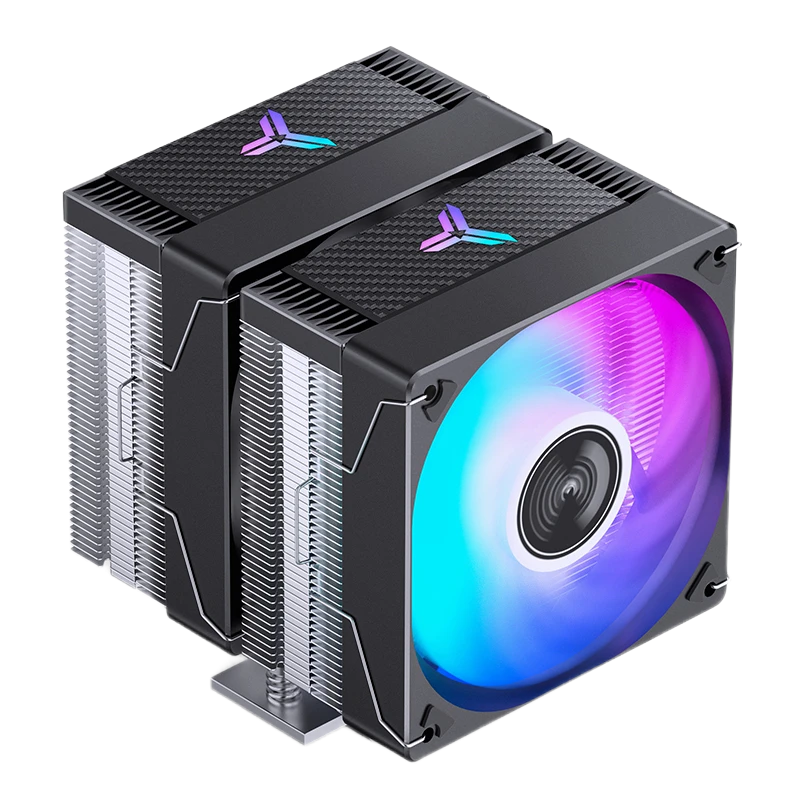 Кулер для процессора / JONSBO CR-3000E Black / Кулер для процессора/ CPU Cooler JONSBO CR-3000E(Color) (260W, 4-pin PWM, 155mm, Al/Cu, 6x6mm, FRGB, 2x120mm, 72.23CFM, 34.0dBA, 1600RPM, S 1851/1700/1200/115X, AM5/AM4, Black/Silver)