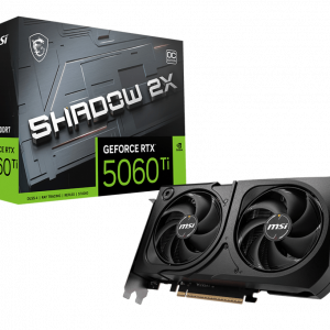 Видеокарта / MSI GeForce RTX 5060 Ti 8G SHADOW 2X OC PLUS / GeForce RTX 5060 Ti 8G SHADOW 2X OC PLUS
