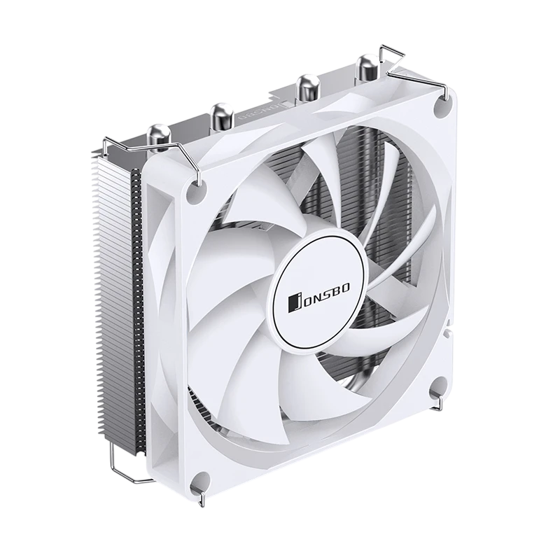 Кулер для процессора / JONSBO HP-400S White / Кулер для процессора/ CPU Cooler JONSBO HP-400S (160W, 4-pin PWM, 36.7mm, Al/Cu, 4x6mm, 1x90mm, 38.18CFM, 34.0dBA, 2800RPM, S 1700/1200/115X, AM4/AM5 White)