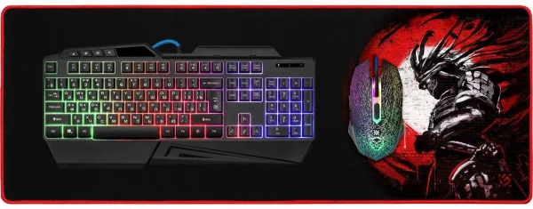 Коврик для мыши Defender Liberty XL черный/красный 800x300x3мм