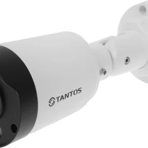 Камера видеонаблюдения IP Tantos TSi-Peco25FP 2.8-2.8мм цв. корп.:белый/черный (00-00122951)