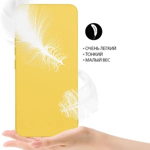 Чехол (клип-кейс) DF для Honor X8 hwCase-106 желтый (HWCASE-106 (YELLOW))