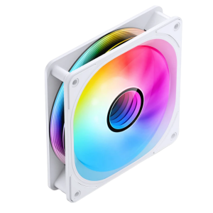 Кулер для корпуса / JONSBO FR-606WR / Кулер для корпуса/ Case Cooler JONSBO FR-606WR Reverse (120x120x25mm, 4-pin PWM, ARGB, 35.99CFM, 26.5dBA, 1500RPM, White)
