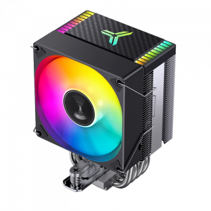 Кулер для процессора / JONSBO CR-1400 EVO ARGB Black / Кулер для процессора/ CPU Cooler JONSBO CR-1400 EVO ARGB (180W, 4-pin PWM, 130mm, Al/Cu, 4x6mm, ARGB, 1x92mm, 38.2CFM, 33.8dBA, 2200RPM, S 1700/1200/115X, AM4/AM5 Black)