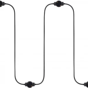 Сетевой удлинитель Buro BU-PDS5.5/B 5м (5 розеток) черный (пакет ПЭ)