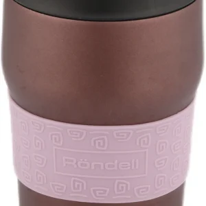Термокружка для напитков Rondell Tierno RDS-1958 0.32л. фиолетовый/черный картонная коробка