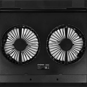 Подставка для ноутбука Digma D-NCP170-2x110RGB 2x черный