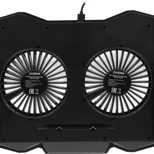 Подставка для ноутбука Digma D-NCP180-2x110 2x черный