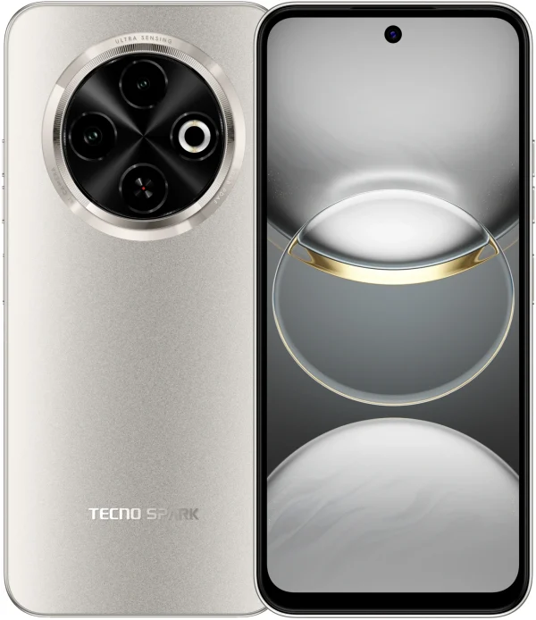 Смартфон Tecno Spark 30C 128Gb 6Gb золотой моноблок 3G 4G 6.67" 720x1600 Android 14 48Mpix 802.11 a/b/g/n/ac NFC GPS GSM900/1800 TouchSc Protect