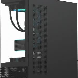 Корпус Formula Crystal Z2 Plus FR черный без БП ATX 5x120mm 1xUSB2.0 2xUSB3.0 1xUSB3.1 audio bott PSU