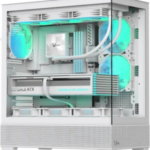 Корпус Formula Crystal Z2 белый без БП ATX 5x120mm 1xUSB2.0 2xUSB3.0 audio bott PSU