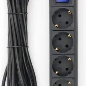 Сетевой фильтр Powercube SPG6-B2 5м (6 розеток) черный (коробка)