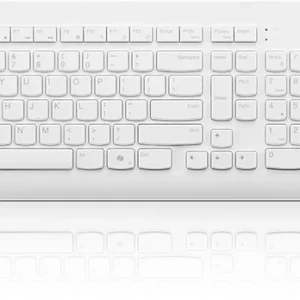 Клавиатура + мышь Lenovo 510 клав:белый мышь:белый USB беспроводная BT (GX31F38001)