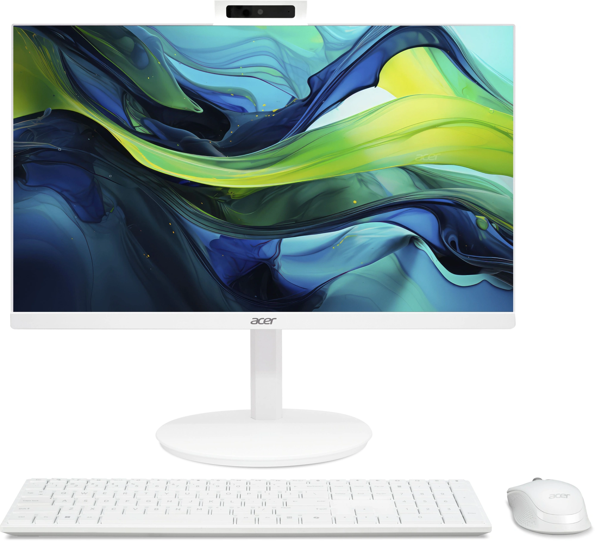 Моноблок Acer Aspire C24-1YE13U3UNH 23.8" Full HD i3 1305U (1.6) 16Gb SSD512Gb UHDG CR Eshell GbitEth WiFi BT 90W клавиатура мышь Cam белый 1920x1080