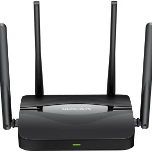 Роутер беспроводной Mercusys MR25BE BE3600 10/100/1000BASE-TX черный