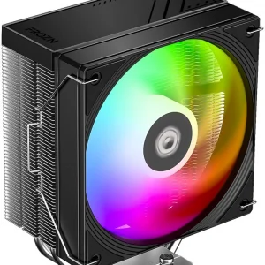 Устройство охлаждения(кулер) ID-Cooling FROZN A410 SE ARGB Soc-AM5/AM4/1200/1700/1851 серебристый/черный 4-pin 16-27.2dB Al+Cu 180W 720gr Ret (FROZN A410 SE ARGB)