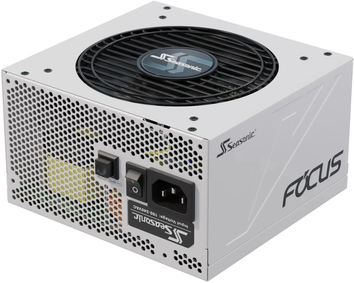Блок питания Seasonic ATX 1000W Focus GX-1000 Gen.5 WHITE 80+ gold (20+4pin) APFC 135mm fan 10xSATA Cab Manag RTL