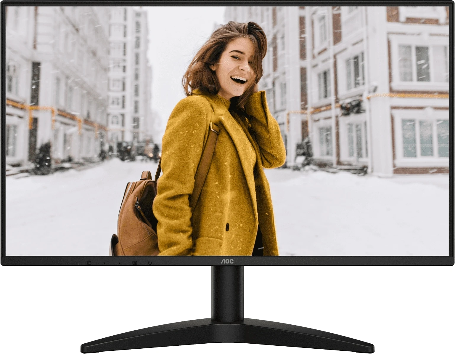 Монитор AOC 23.8" 24B36H черный IPS LED 1ms 16:9 HDMI матовая 1500:1 250cd 178гр/178гр 1920x1080 100Hz VGA FHD 2.4кг