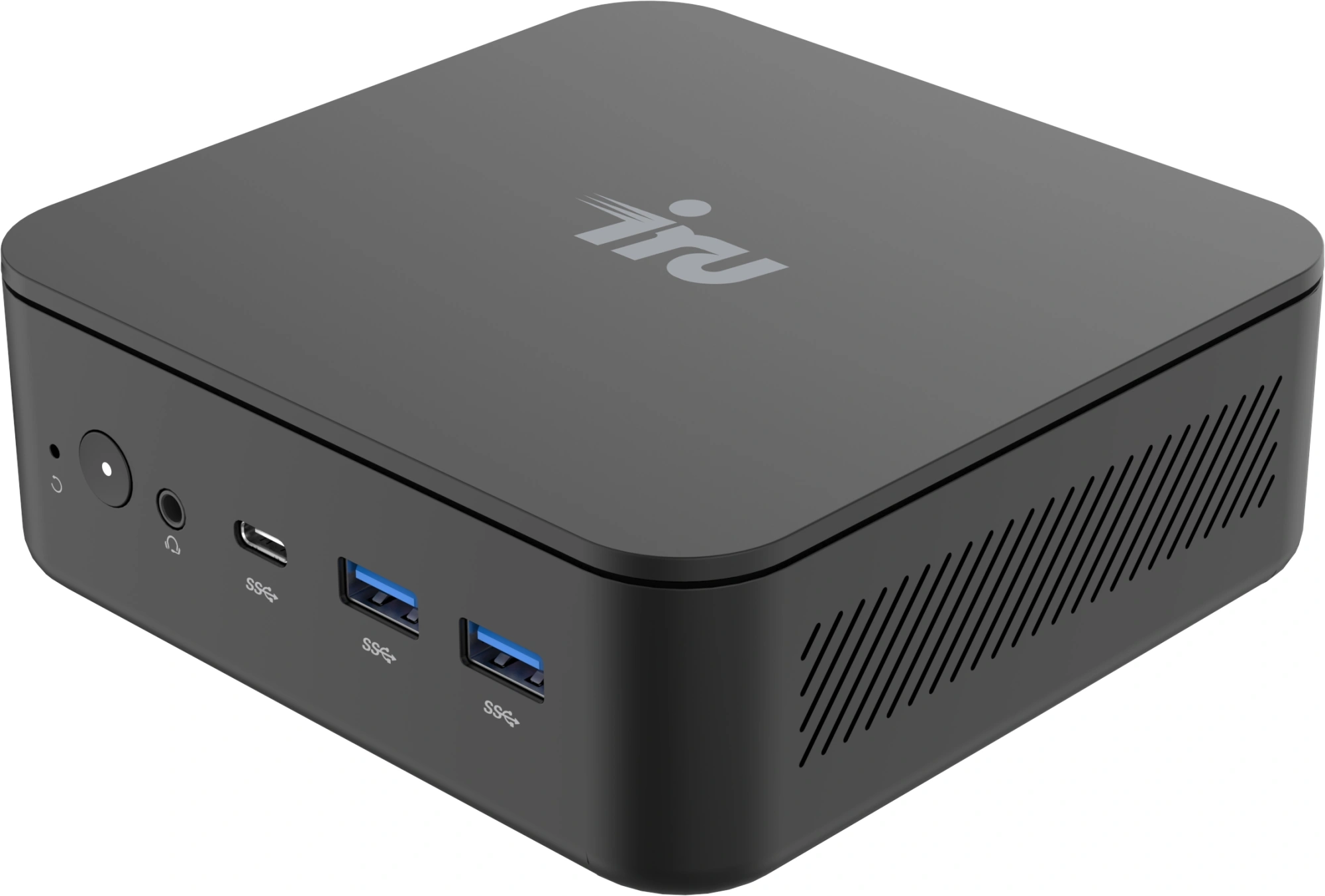 Неттоп IRU Planio 325 Ryzen 5 3500U (2.1) 8Gb SSD256Gb Vega 8 Windows 11 Pro GbitEth WiFi BT 65W черный (2105308)