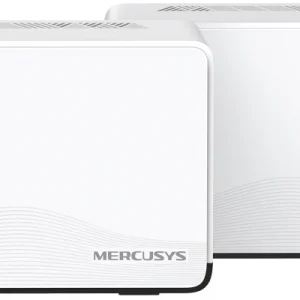 Бесшовный Mesh роутер Mercusys Halo H27BE (HALO H27BE(2-PACK)) BE3600 10/100/1000BASE-TX белый (упак.:2шт)