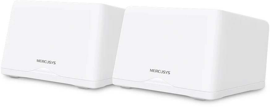 Бесшовный Mesh роутер Mercusys Halo H47BE (HALO H47BE(2-PACK)) BE9300 10/100/1000BASE-TX белый (упак.:2шт)