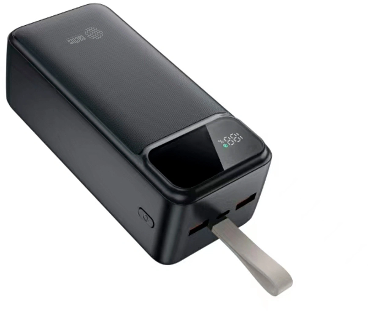 Мобильный аккумулятор Cactus CS-PBFSND-40000 40000mAh 65W 3A черный