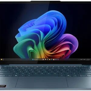 Ноутбук Lenovo Yoga Slim7 14AKP10 Ryzen AI 5 340 16Gb SSD1Tb AMD Radeon 840M 14" OLED 2.8K (2880x1800) Windows 11 Home turquoise WiFi BT Cam (83JY0009RK)