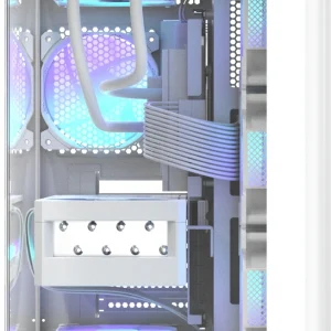 Корпус Formula Crystal U2 белый без БП ATX 1xUSB2.0 1xUSB3.0 1xUSB3.1 audio bott PSU