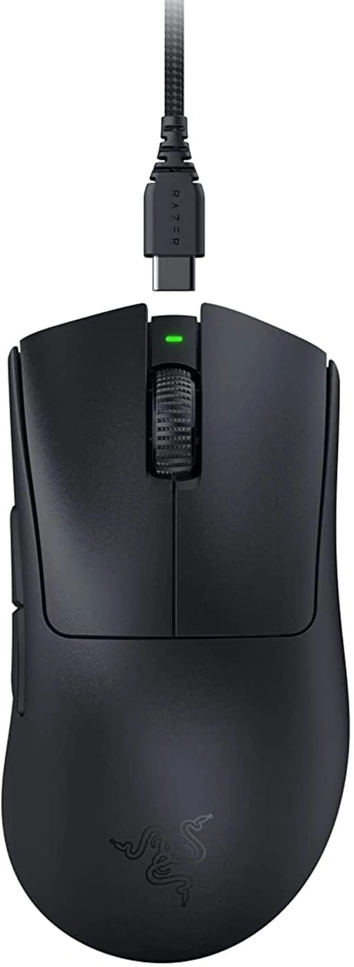 Мышь Razer DeathAdder V3 Pro черный оптическая 30000dpi беспров. USB-C 5but (RZ01-04630100-R3A1)