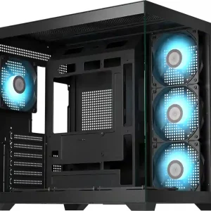 Корпус PcCooler C3T700 ARGB BK черный без БП ATX 8x120mm 5x140mm 2xUSB3.0 audio bott PSU