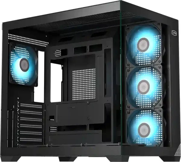 Корпус PcCooler C3T700 ARGB BK черный без БП ATX 8x120mm 5x140mm 2xUSB3.0 audio bott PSU