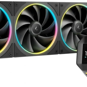 Система водяного охлаждения Deepcool LM360 ARGB Soc-AM5/AM4/1200/1700/1851 черный 4-pin 19-36dB Al LCD 250W 1729gr Ret (R-LM360-BKDMMC-1)