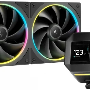 Система водяного охлаждения Deepcool LM240 ARGB Soc-AM5/AM4/1200/1700/1851 черный 4-pin 19-36dB Al LCD 220W 1404gr Ret (R-LM240-BKDMMC-1)