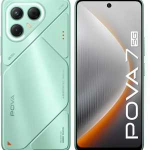 Смартфон Tecno Pova 7 5G 256Gb 8Gb зеленый моноблок 3G 4G 6.8" 1080x2460 Android 14 50Mpix 802.11 a/b/g/n/ac NFC GPS GSM900/1800 Protect