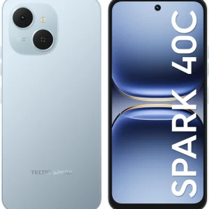 Смартфон Tecno Spark 40C 256Gb 8Gb синий моноблок 3G 4G 6.67" 720x1600 Android 14 48Mpix 802.11 a/b/g/n/ac NFC GPS GSM900/1800 Protect